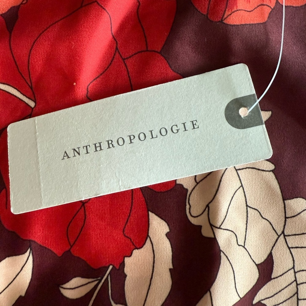 Anthropology Tiny Moonrise Ruffled dress.  NWT SZ S - Picture 6 of 10